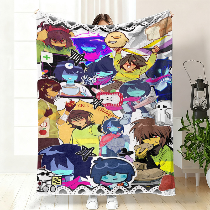 Video Games - Hot Deltarune-deken Fleece Zomer Airconditioning Videogame