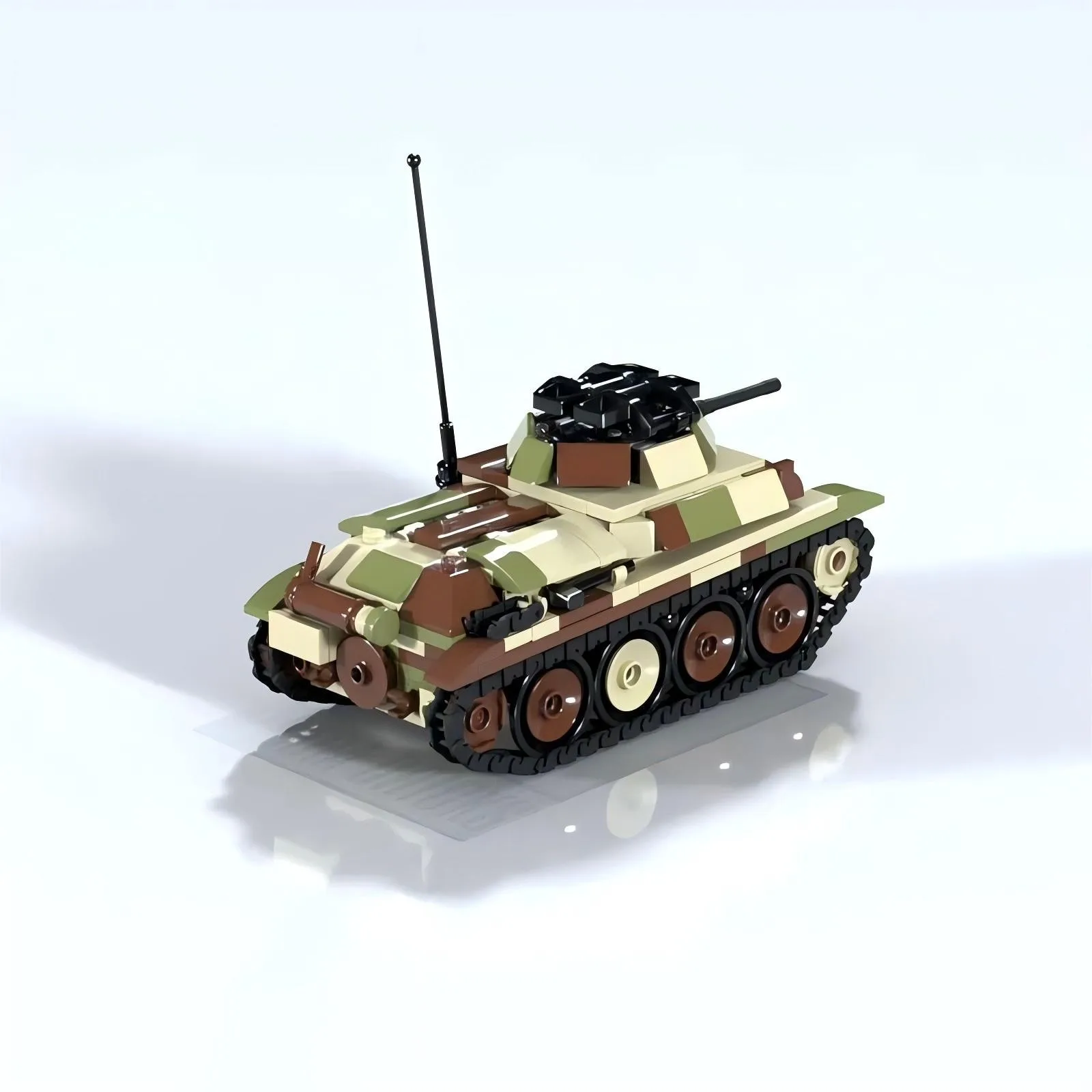 Lego Compatible Military Tank - High-Tech Apparatuur Infanterie Vechten Voertuig Bouwstenen