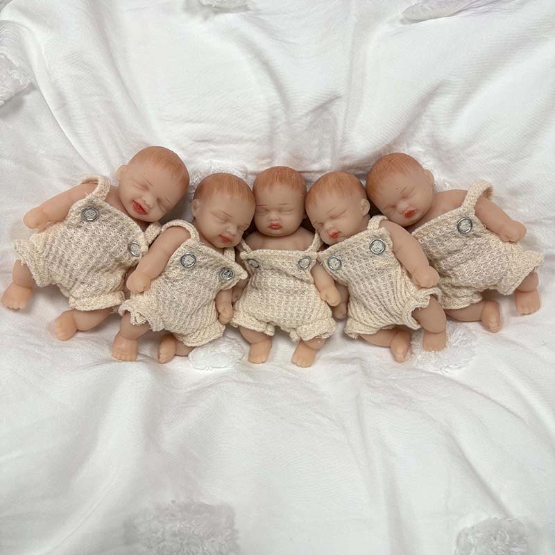 5 stks/set 4 inch Handgemaakte - Reborn Baby Doll Silicone Realistic recensie en prijs