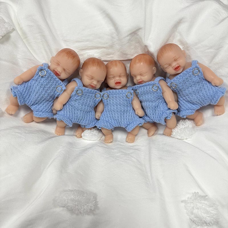 5 stks/set 4 inch Handgemaakte - Reborn Baby Doll Silicone Realistic recensie en prijs