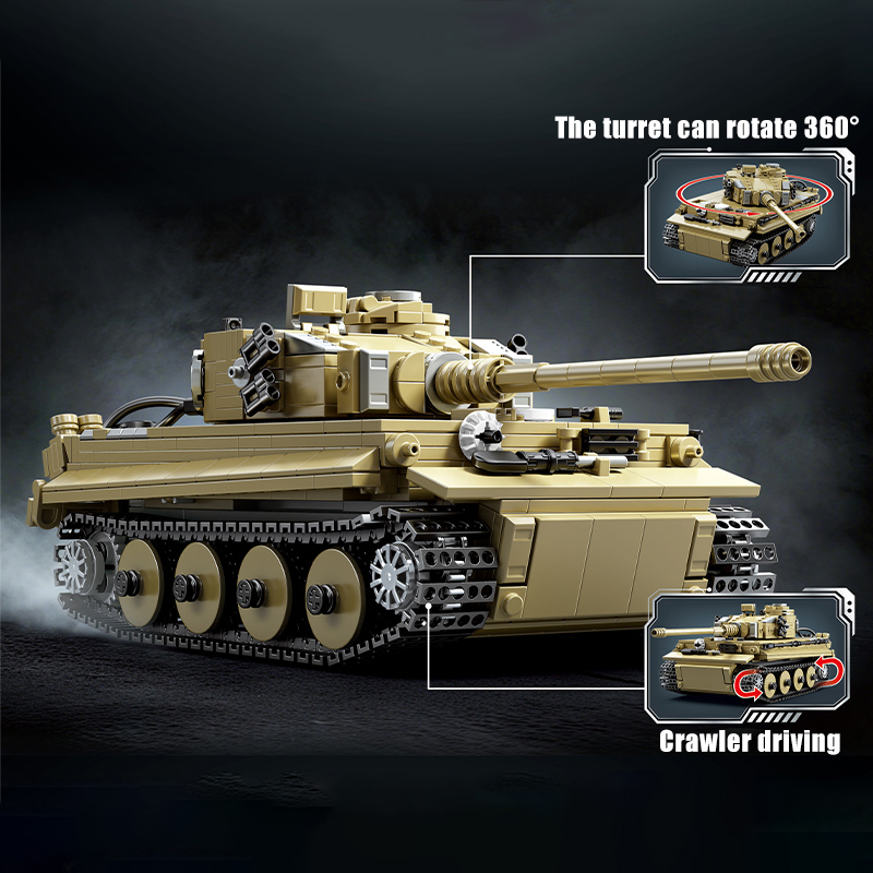 Militaire 1000 Stuks Duitsland - Lego Compatible Military Tank recensie en prijs