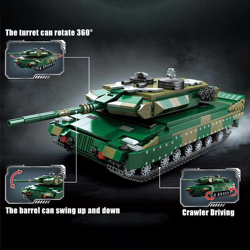 Militaire 1000 Stuks Duitsland - Lego Compatible Military Tank recensie en prijs