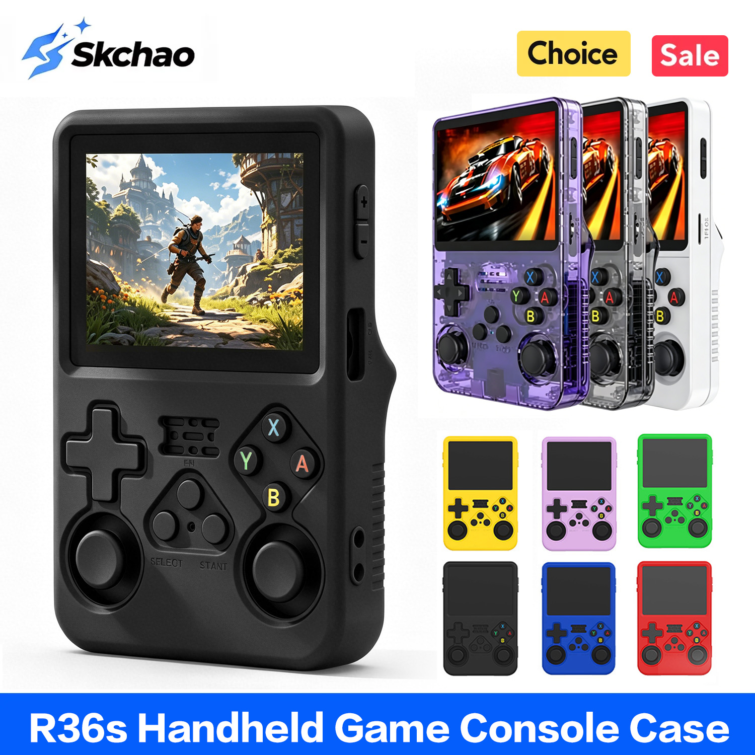 Beschermhoesje voor R36S, sili - Retro Handheld Game Console R36S recensie en prijs