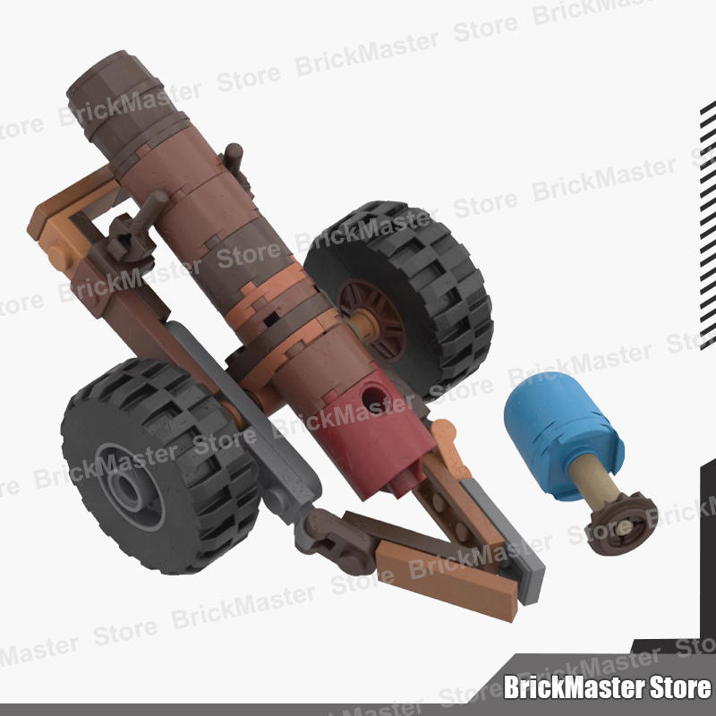 MOC Militaire Oorlogsscène Gas - Lego Compatible Military Tank recensie en prijs
