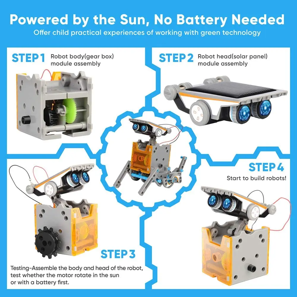STEM 13-in-1 Onderwijs Solar R - Stem Solar Robot Kit For Kids recensie en prijs