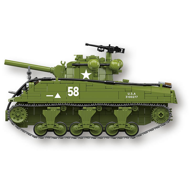 Nieuwe Wereldoorlog Militaire  - Lego Compatible Military Tank recensie en prijs