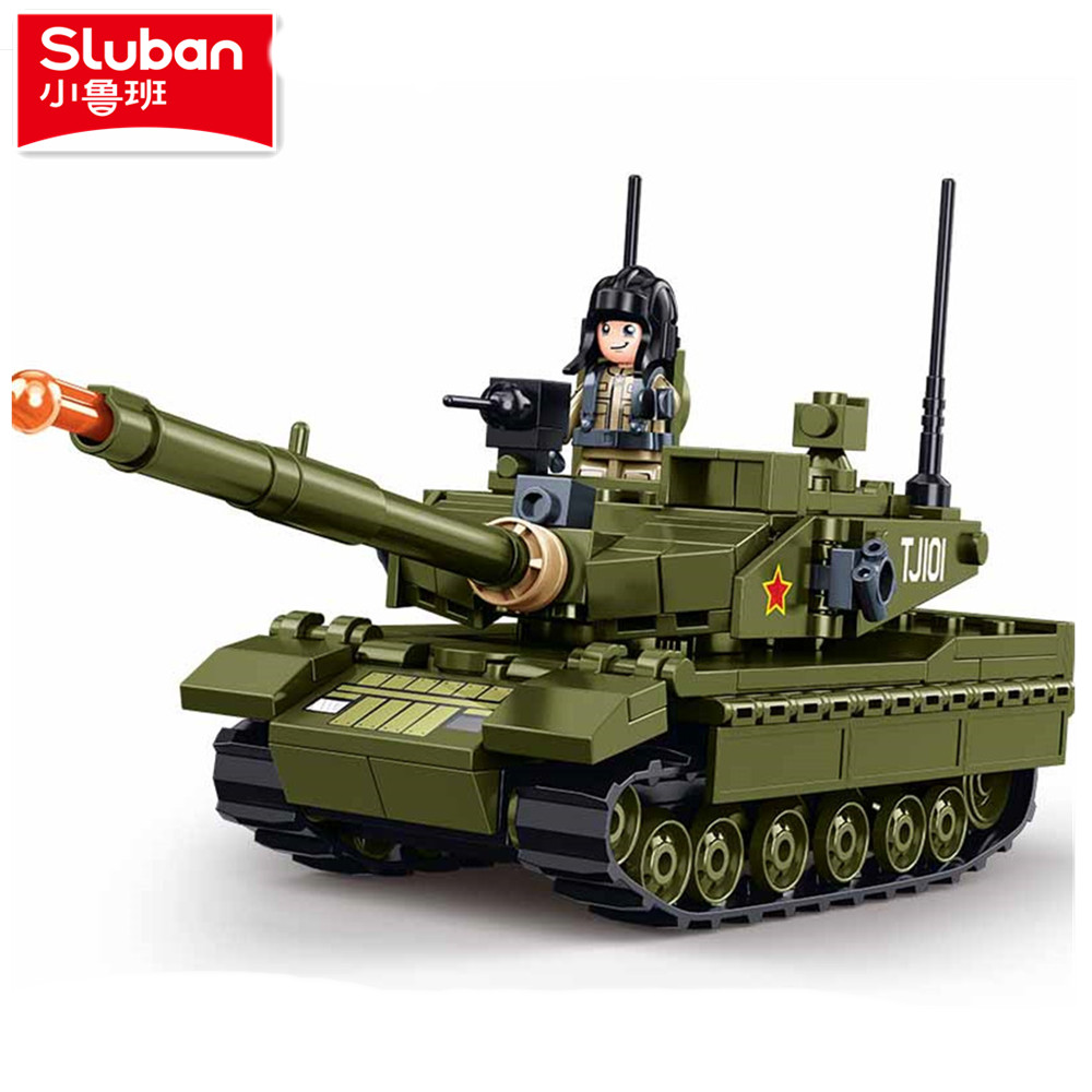 Sluban 183PCS Leger Gevechtsta - Lego Compatible Military Tank recensie en prijs