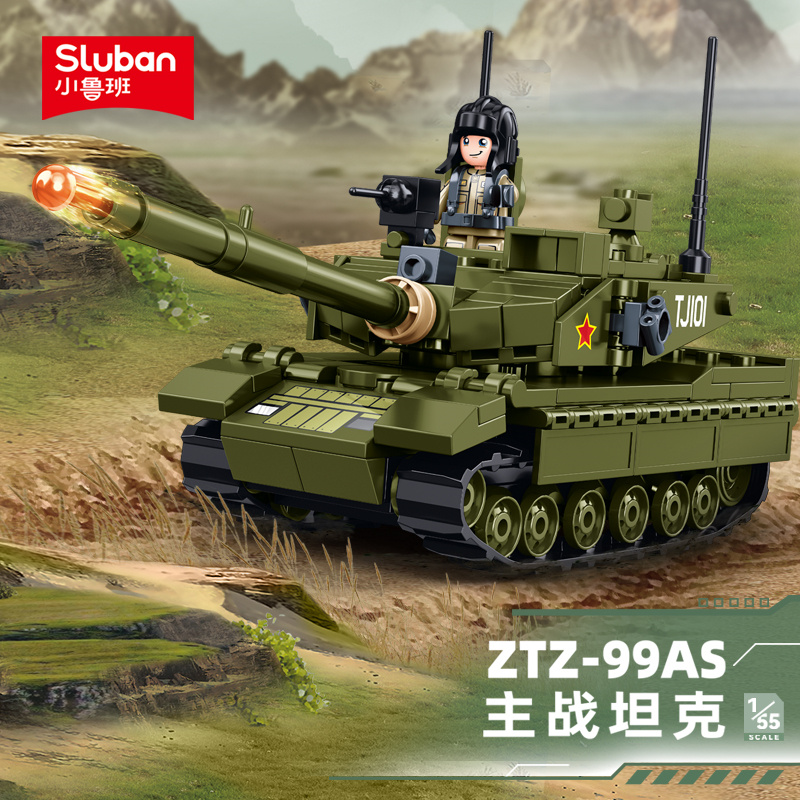 Sluban 183PCS Leger Gevechtsta - Lego Compatible Military Tank recensie en prijs